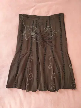 Jupe doublée 100% coton M&S T36