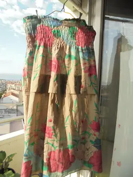 JUPE coton basque élastiquée