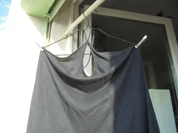 Robe coton noire C§A