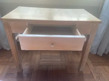 Bureau en bois 1 tiroir