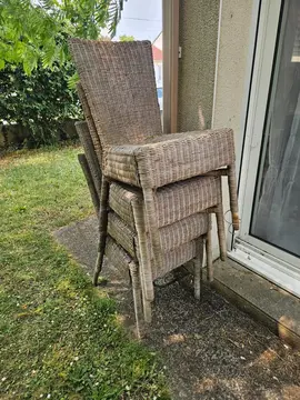 chaises rotin