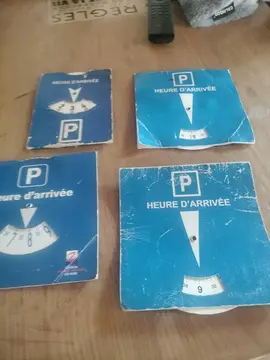 Lot disque stationnement