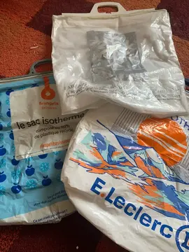 3 sacs pour produits surgelés
