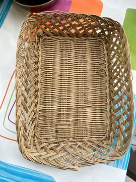 corbeille en rotin