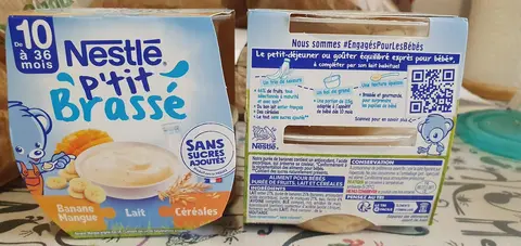 crème alimentaire bébé