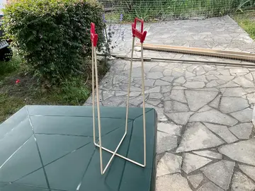 porte sac poubelle pour sacs de récup à bretelles