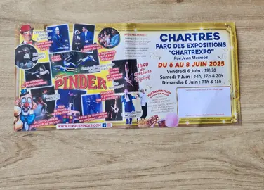 don entrée pour le cirque