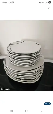 Service assiettes