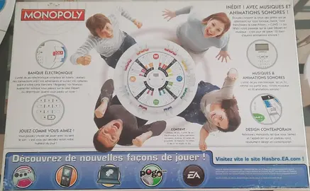 Jeu de société Monopoly (version "électronique" avec piles)