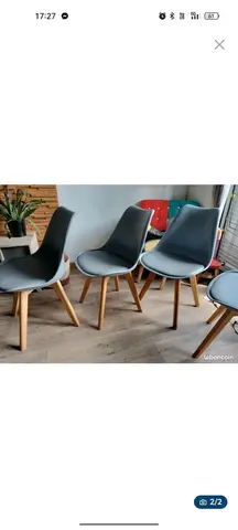 chaise scandinave