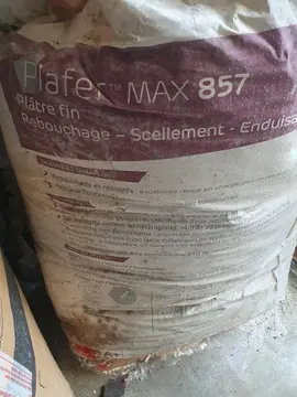 Sac de plâtre fin
