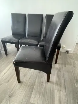 4 chaises de salle à manger