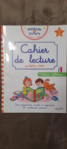 Cahier de lecture 5 ans à effacer pour le refaire