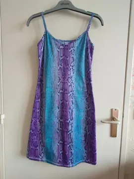 Mini-robe moulante polyester T36