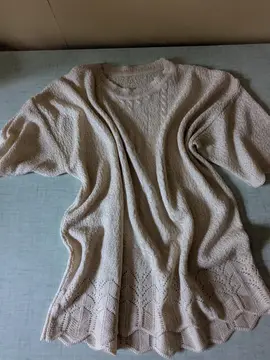 pull léger coton écru