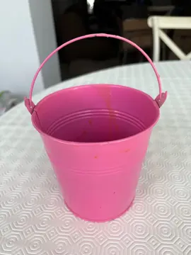 Pot rose en métal