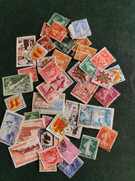 lot unique timbres Français 5 juin..