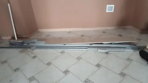 chute de rails montant et fourrure