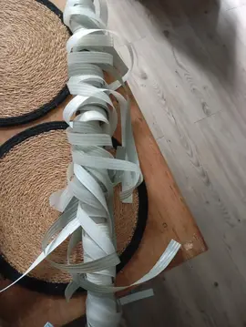 rideau de porte 1 lamelles plastiques