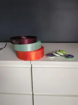 ruban en rouleaux
