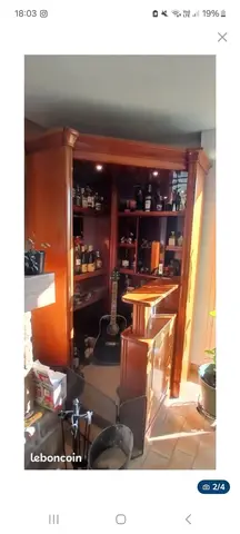 bar en merisier XL