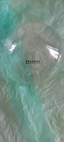 Soliflore en verre soufflé