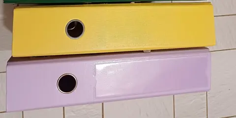Lots de 2 classeurs à levier dos 8 cm