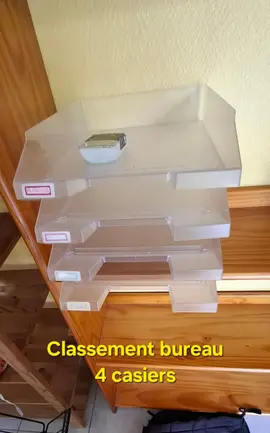 4 casiers bureau
