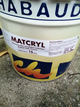 Peinture blanche 15 litres