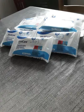Lot de lingettes désinfectantes