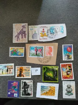 Timbres français lot P