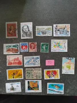 Timbres français lot 50