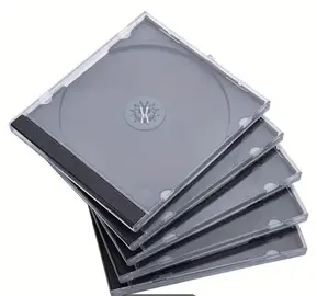 Boites en plastique pour CD, centaine pièces