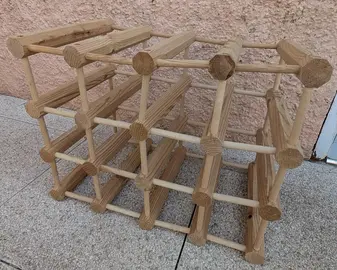 range bouteilles en bois