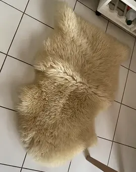 Tapis peau de mouton