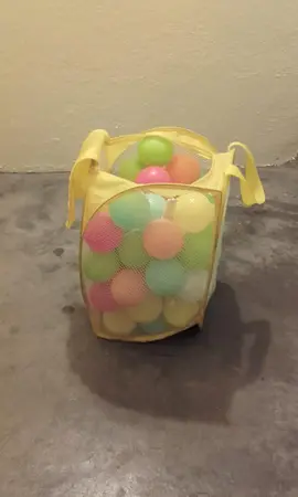Sac de boules pour jeu ou déco