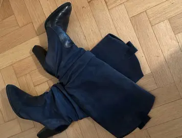 bottes en cuir et daim / P40