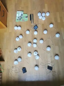 3 guirlandes solaires