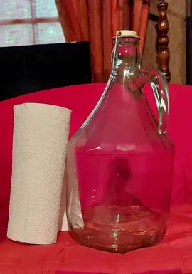 grande bouteille en verre