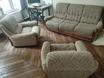 Donne ensemble canapé + 2 fauteuils