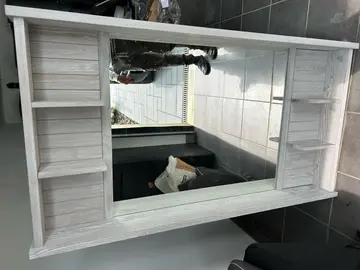meuble miroir de salle de bains