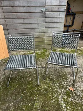 Lot de 2 chaises design