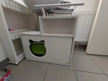 sous lavabo (bac à chat)