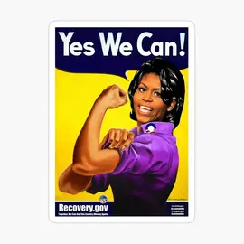 Poster Michelle Obama comme Rosie The Riveter Poster