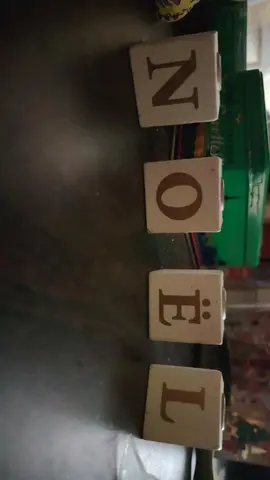 bougeoirs lettres mot NOEL
