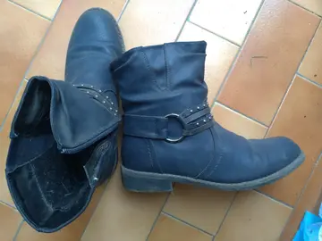 Bottines bleu marine hiver