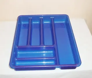 Range couverts Rotheo Basic bleu 39x32