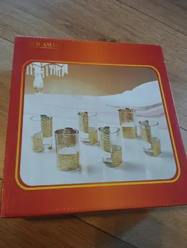 6 verres à thé