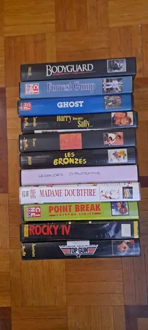 cassettes VHS enregistrées