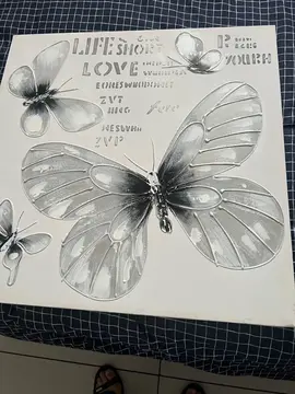 tableau motif papillons